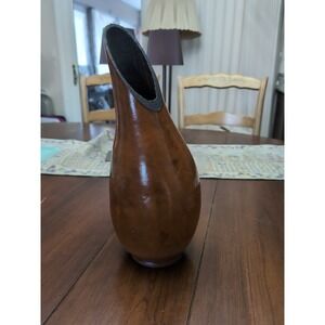 Gourdicopia Meadowbrooke Gourds Rustic Homegrown Autumn Harvest Decor Vase 13"